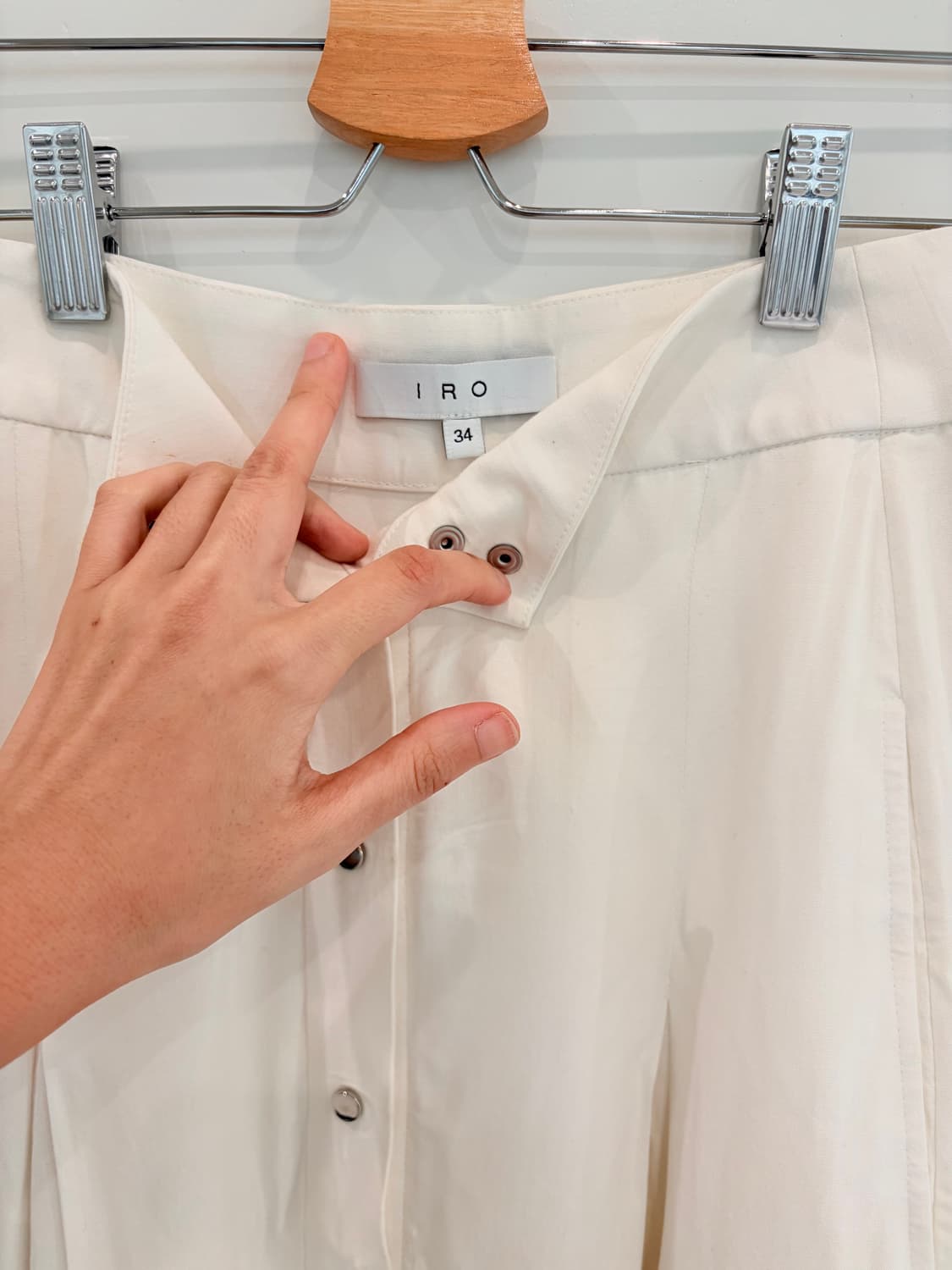 이로 화이트 스커트 상품이미지3