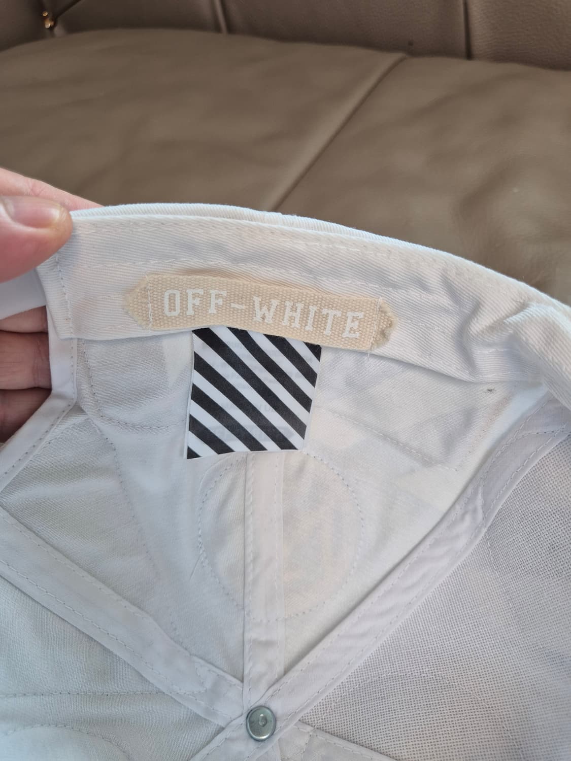 OFF WHITE 패치 모자 남자 프리 새상품급 상품이미지6