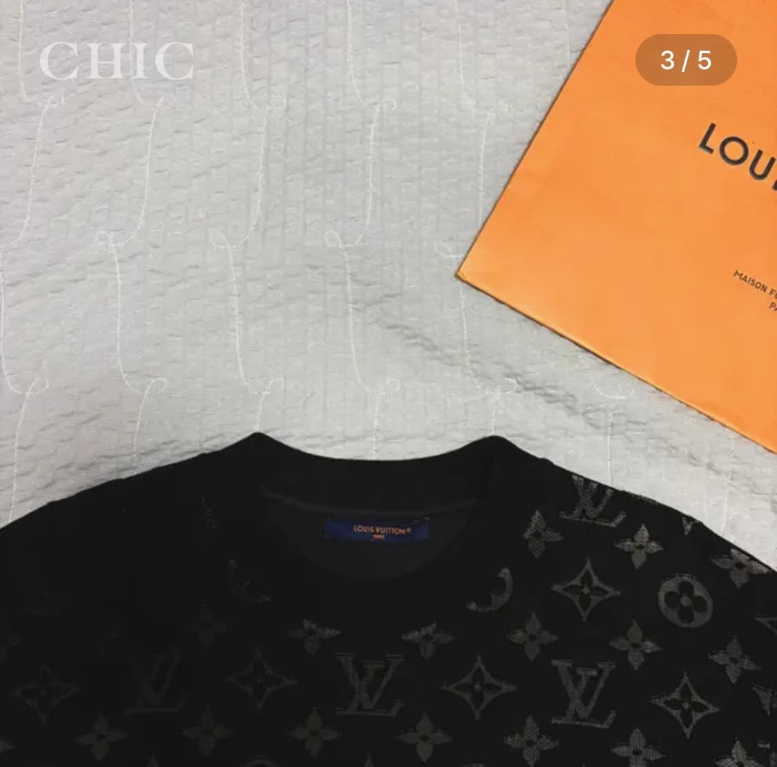 [루이비통 그라디언트 모노그램 필 쿠페 맨투맨 | 한정판] 상품이미지3