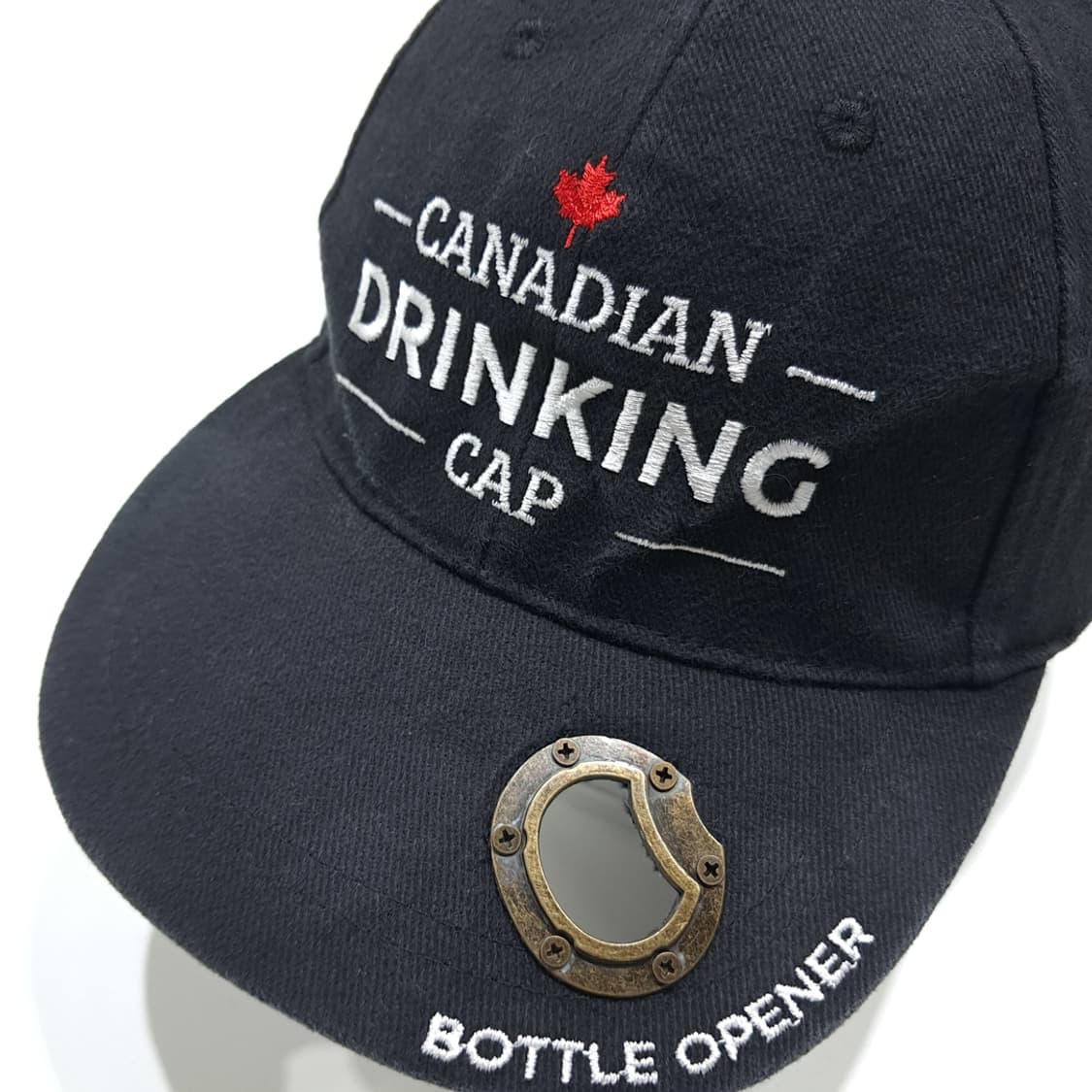 캐나디안 드링킹 리얼 보틀 오프너 블랙 볼캡 P2069 상품이미지1