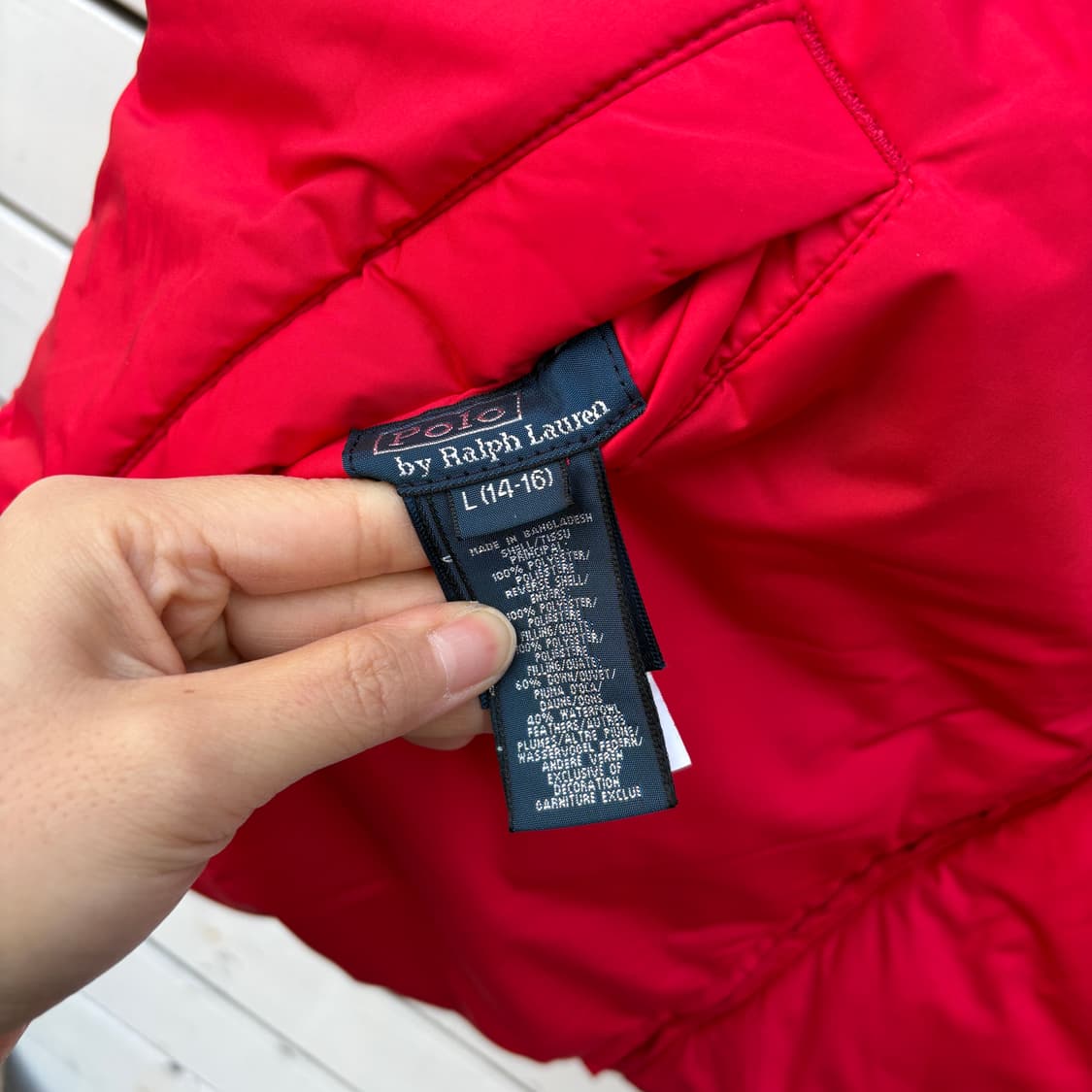 Polo 폴로 패딩 조끼 상품이미지8