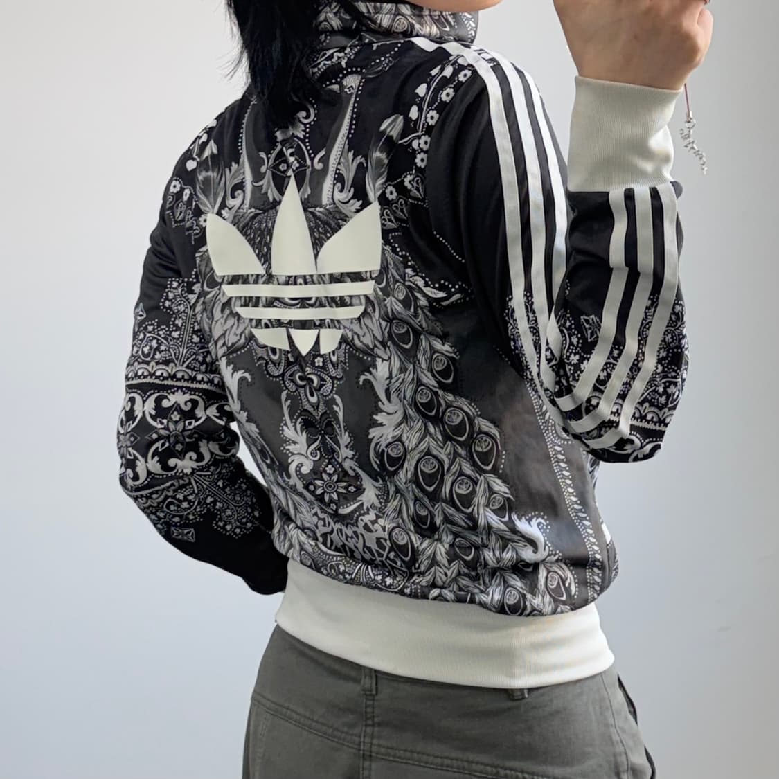 Adidas 아디다스 패턴 블랙 백 포인트 져지 상품이미지2