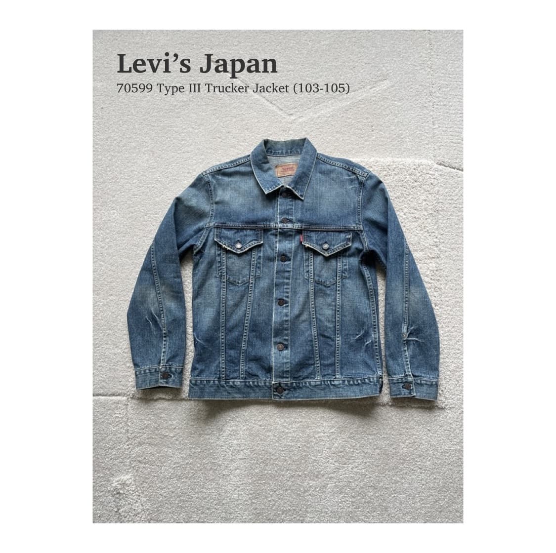 리바이스 재팬 데님 트러커 자켓 (103-105) 상품이미지1