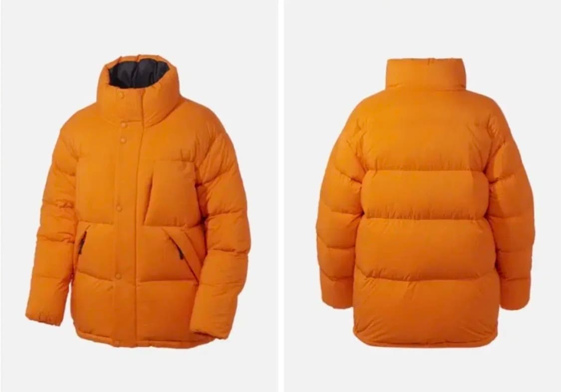 미착용 코오롱 중기장 푸퍼패딩 여성 95 (90가능) 상품이미지1