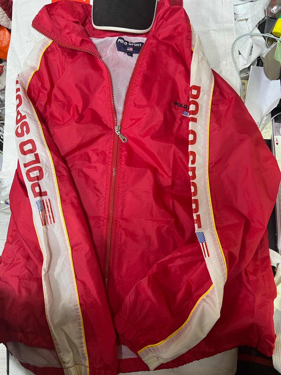 90s 폴로 바람막이 L 상품이미지1