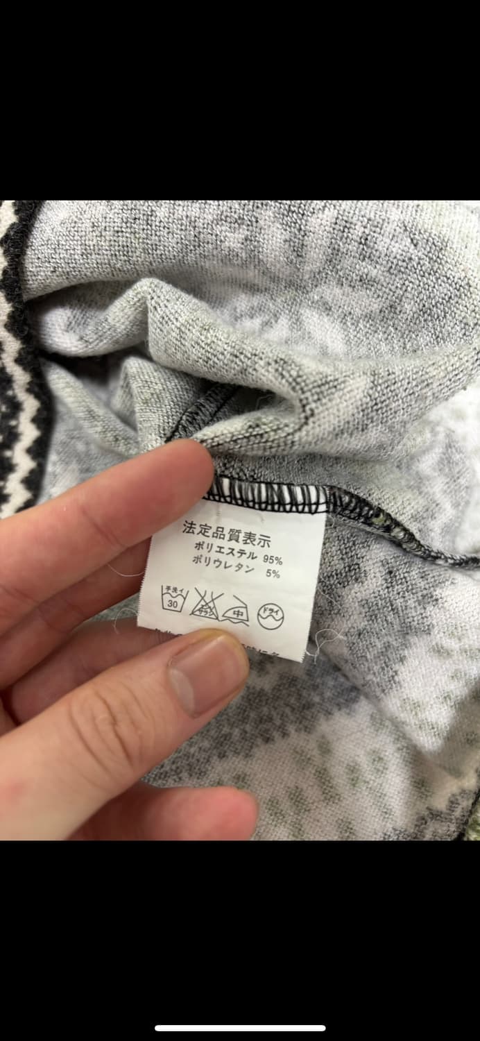 GODO 노르딕 눈꽃 패턴 울 블렌드 니트 상품이미지4