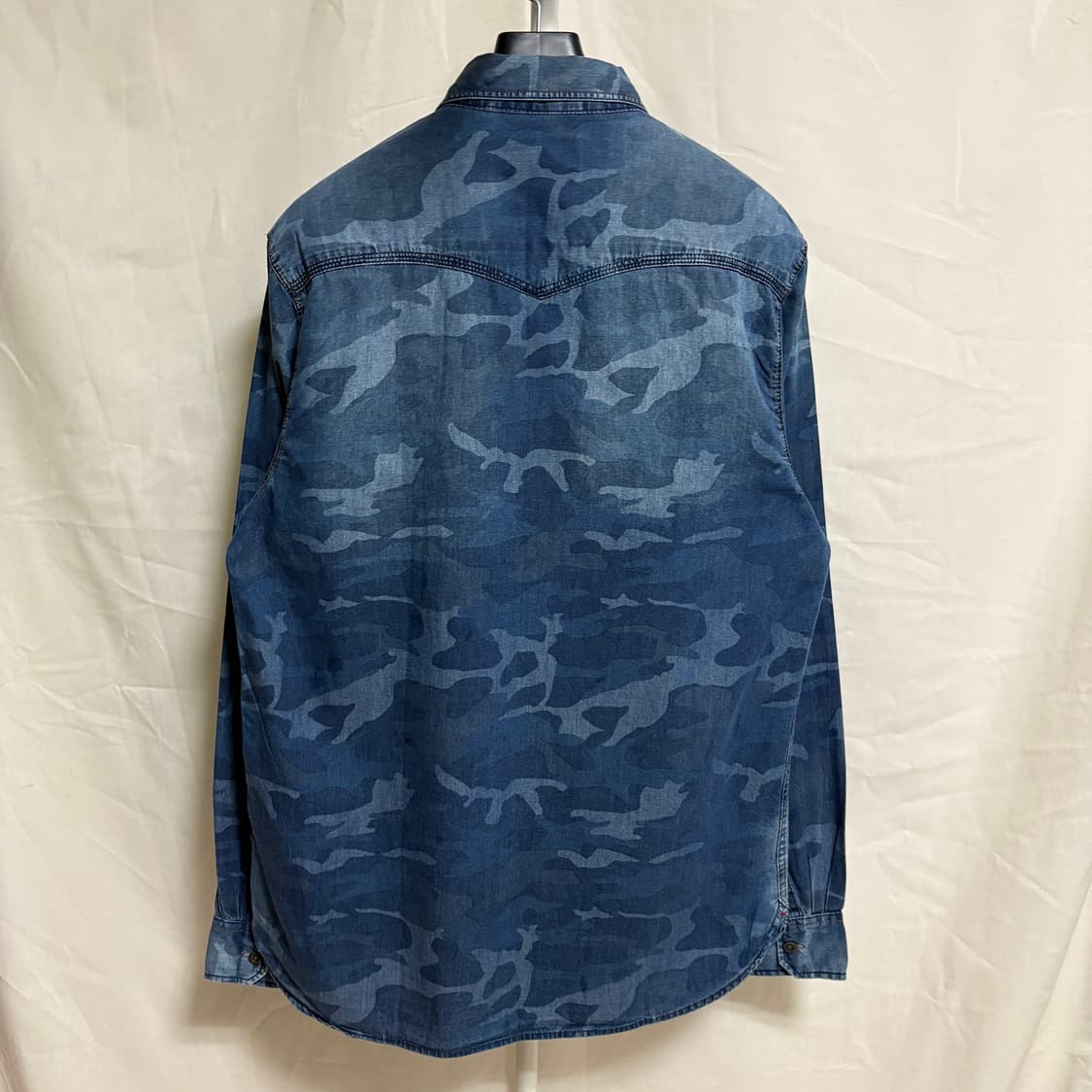 폴로 데님앤서플라이 카모플라주 웨스턴 데님셔츠 / 블루, L 상품이미지7