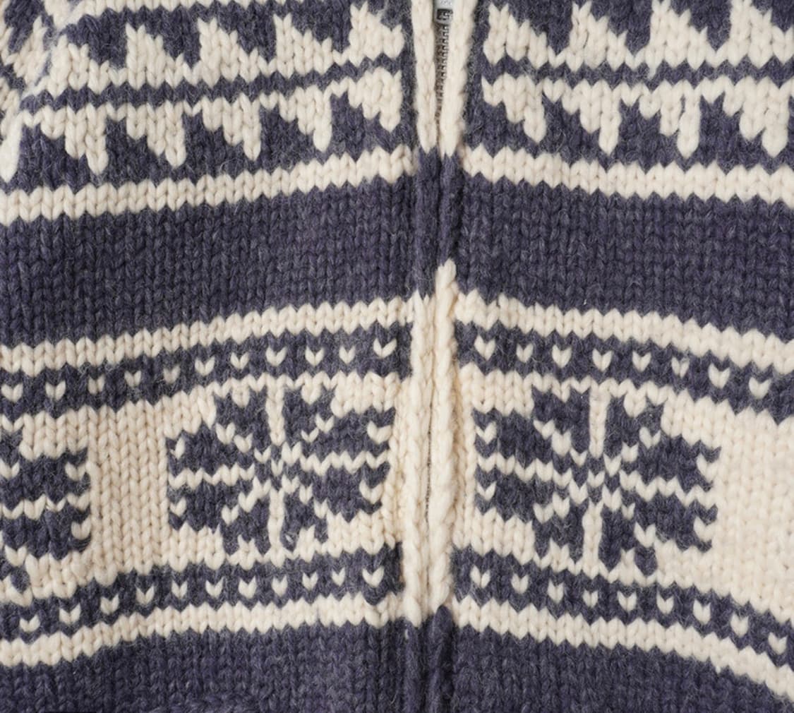 카나타 헤비울 코위찬 핸드니트 집업 스웨터 XL 상품이미지7