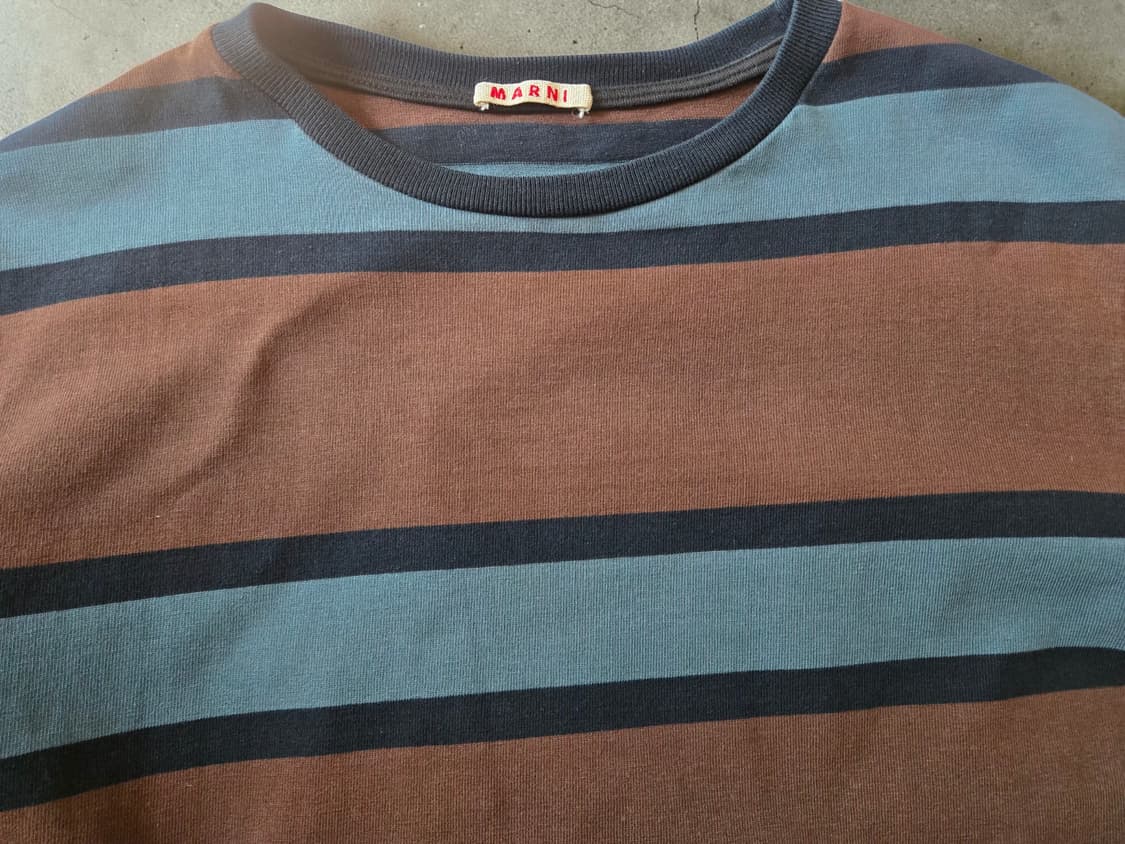 마르니 MARNI 스트라이프 긴팔 티셔츠 / 고급 컬러감 상품이미지6