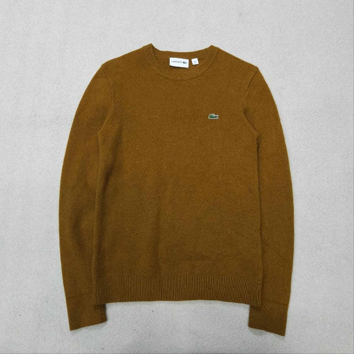 라코스테 울 니트 S 머스타드 상품이미지1