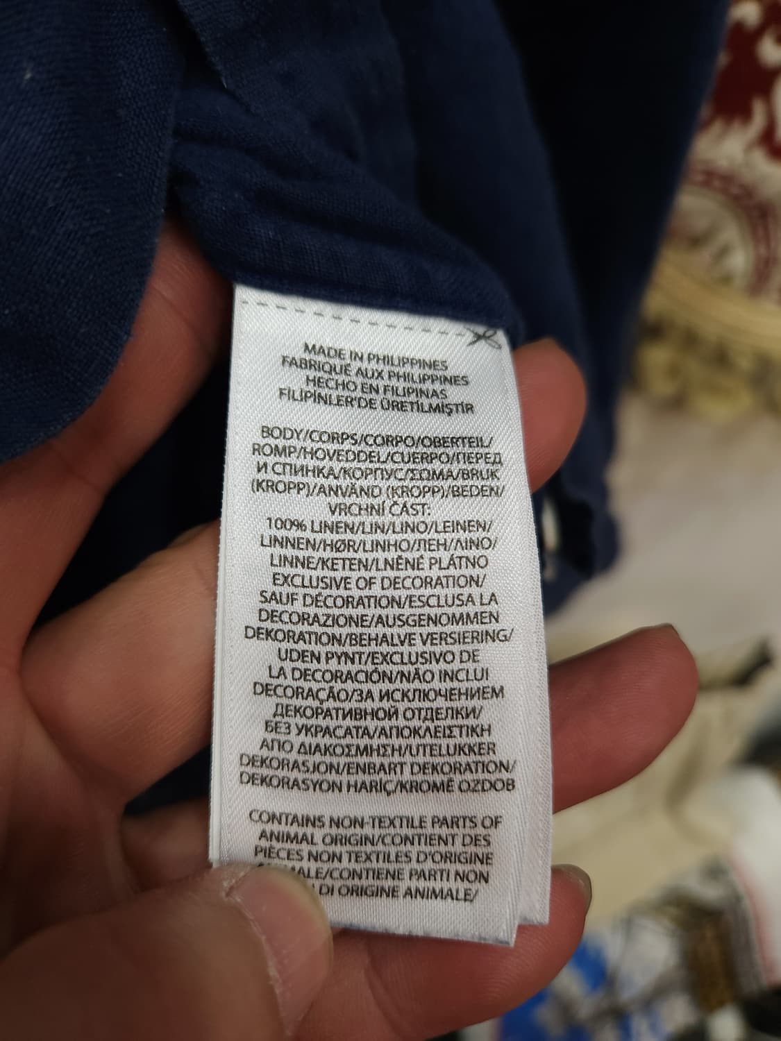 폴로 랄프로렌 네이비 린넨 셔츠

 상품이미지6