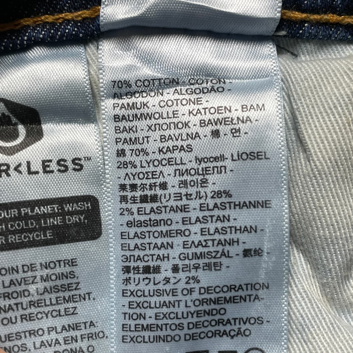 LEVI'S 리바이스511 슬림 스트레이트핏 코튼 데님 팬츠 A00617 상품이미지10