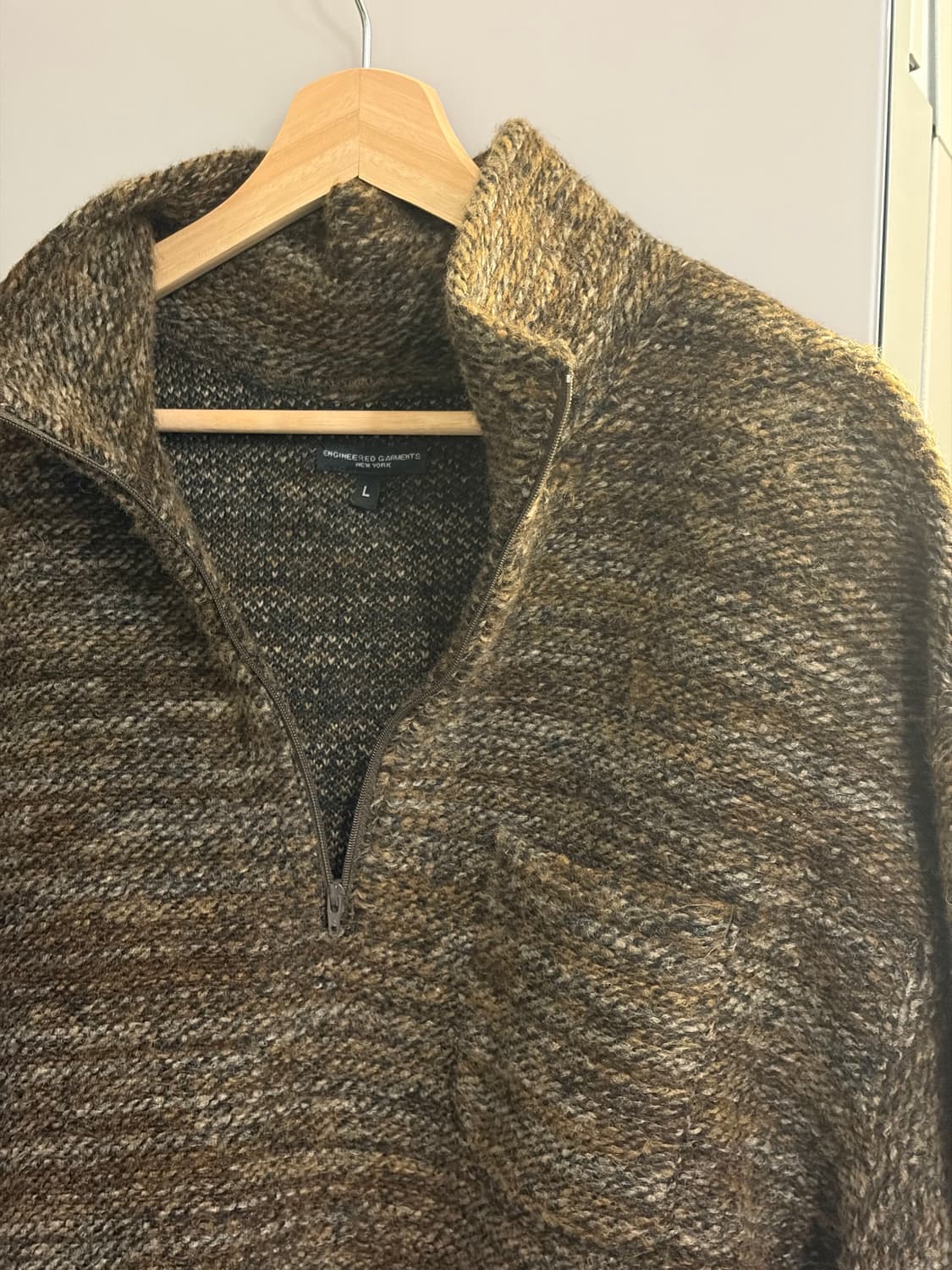 엔지니어드 가먼츠 집업 니트 상품이미지2