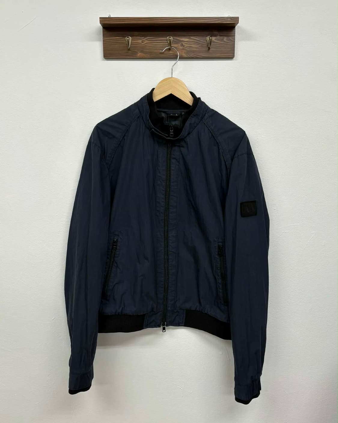 [XXL] 아르마니 익스체인지 투웨이 해링턴 코튼 바라쿠다 자켓 상품이미지1