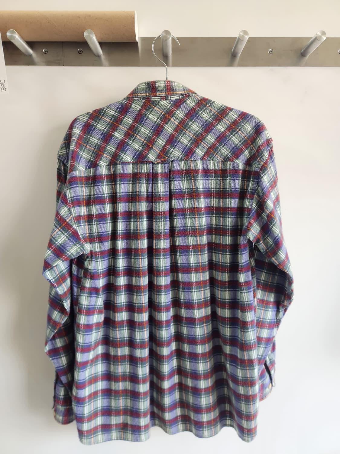 올드 유니클로 90s 빈티지 체크 셔츠 상품이미지2