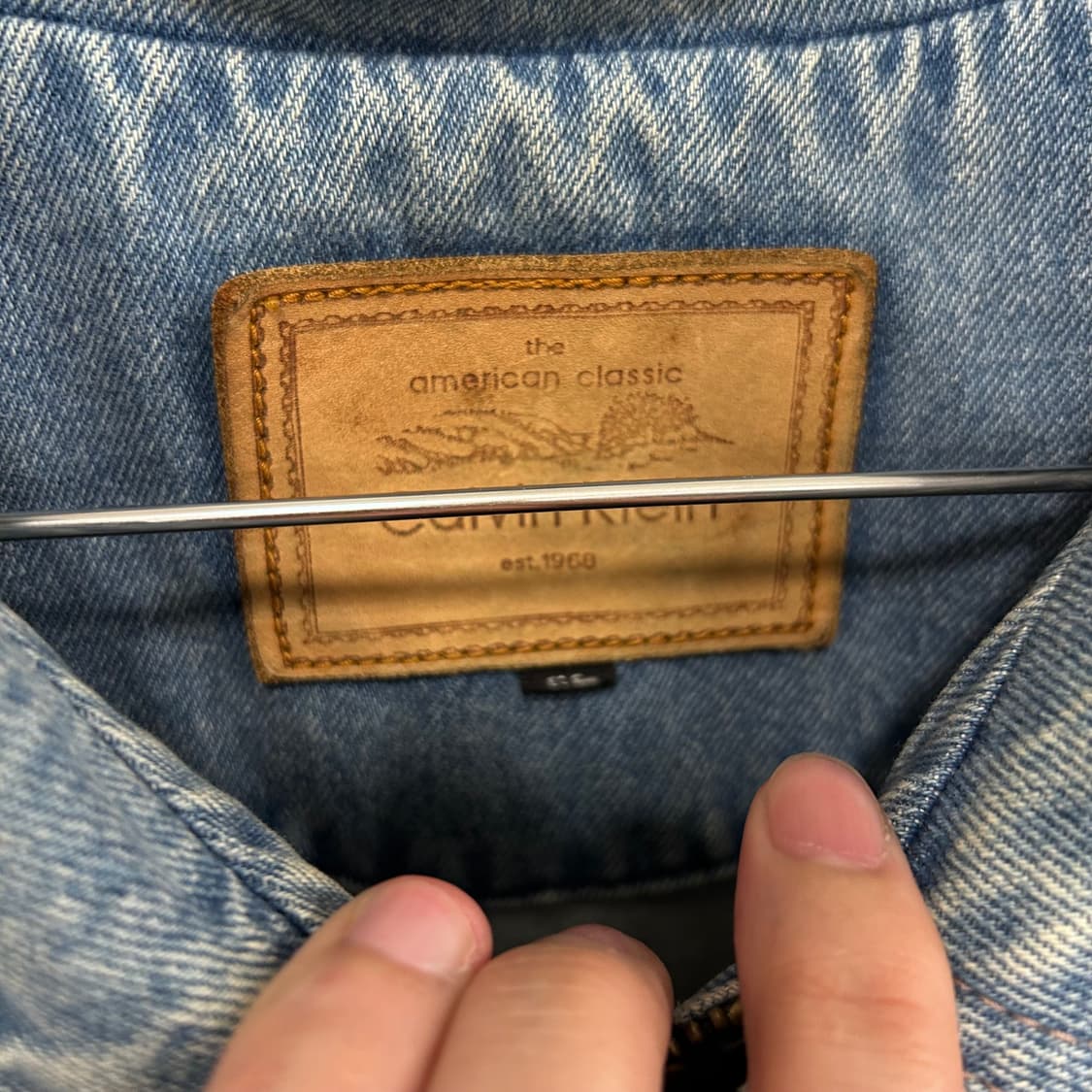 캘빈클라인 클래식 데님 워크 하프자켓 상품이미지3