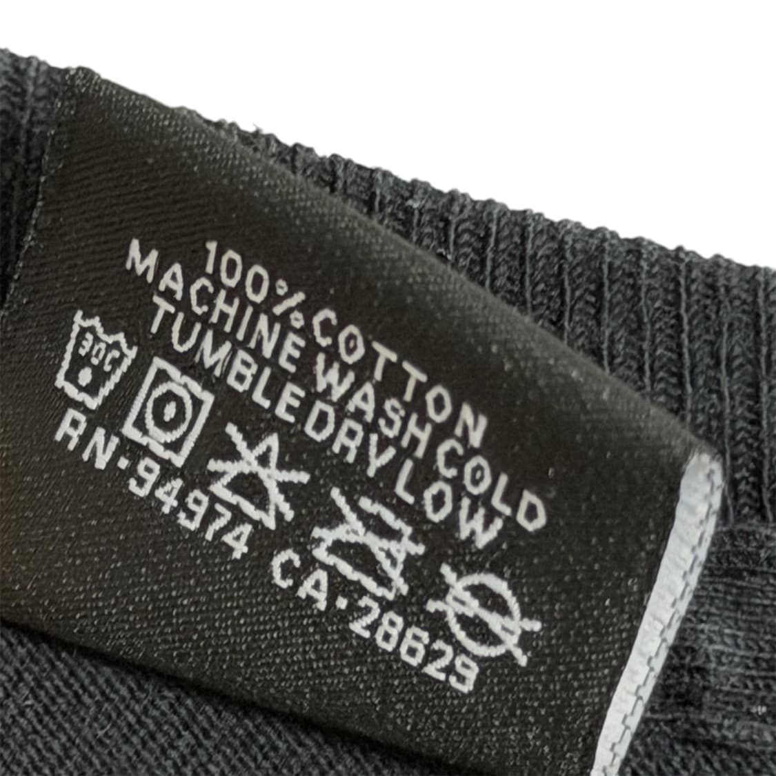 10s 스투시 스몰 로고 미니멀 티셔츠 상품이미지6