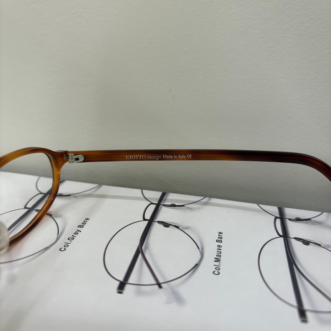 GIOTTO 브라운 뿔테 빈티지안경 상품이미지4