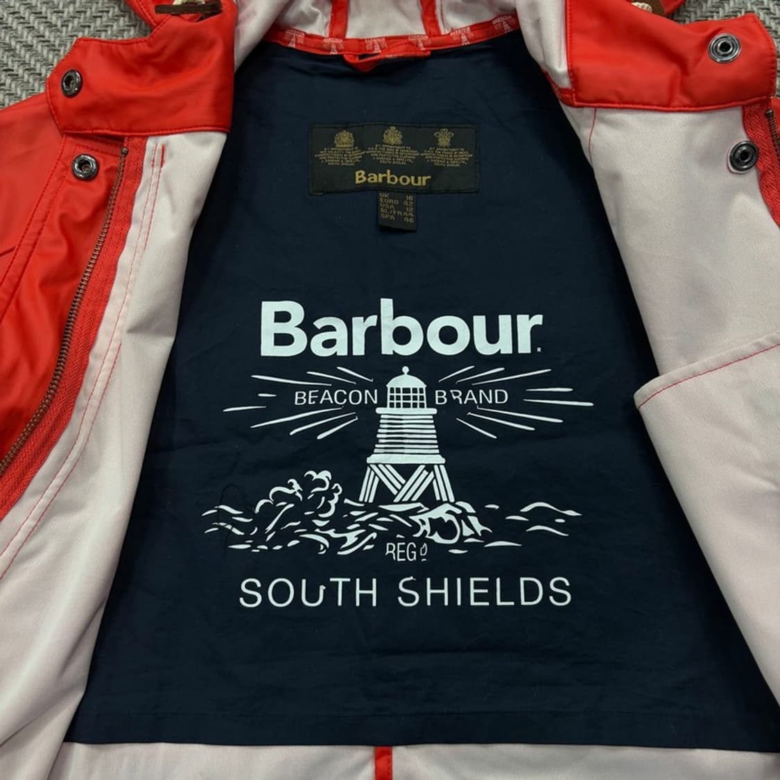 바버 사우스실드 레인 자켓 v2222 상품이미지8