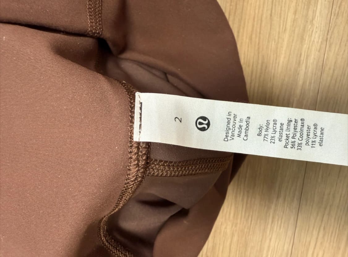 룰루레몬 원더 트레인 6 쇼츠 2 Java (새상품) 상품이미지3