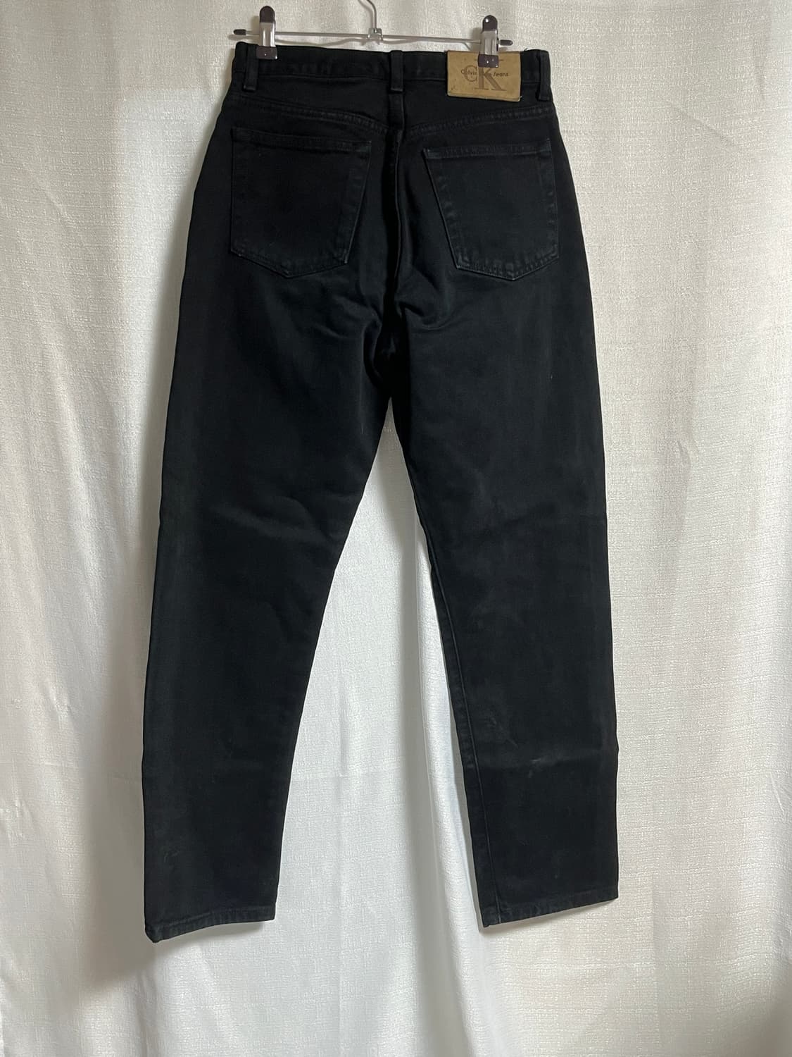 CK 캘빈클라인 배기핏 데님팬츠 블랙진 26 상품이미지5