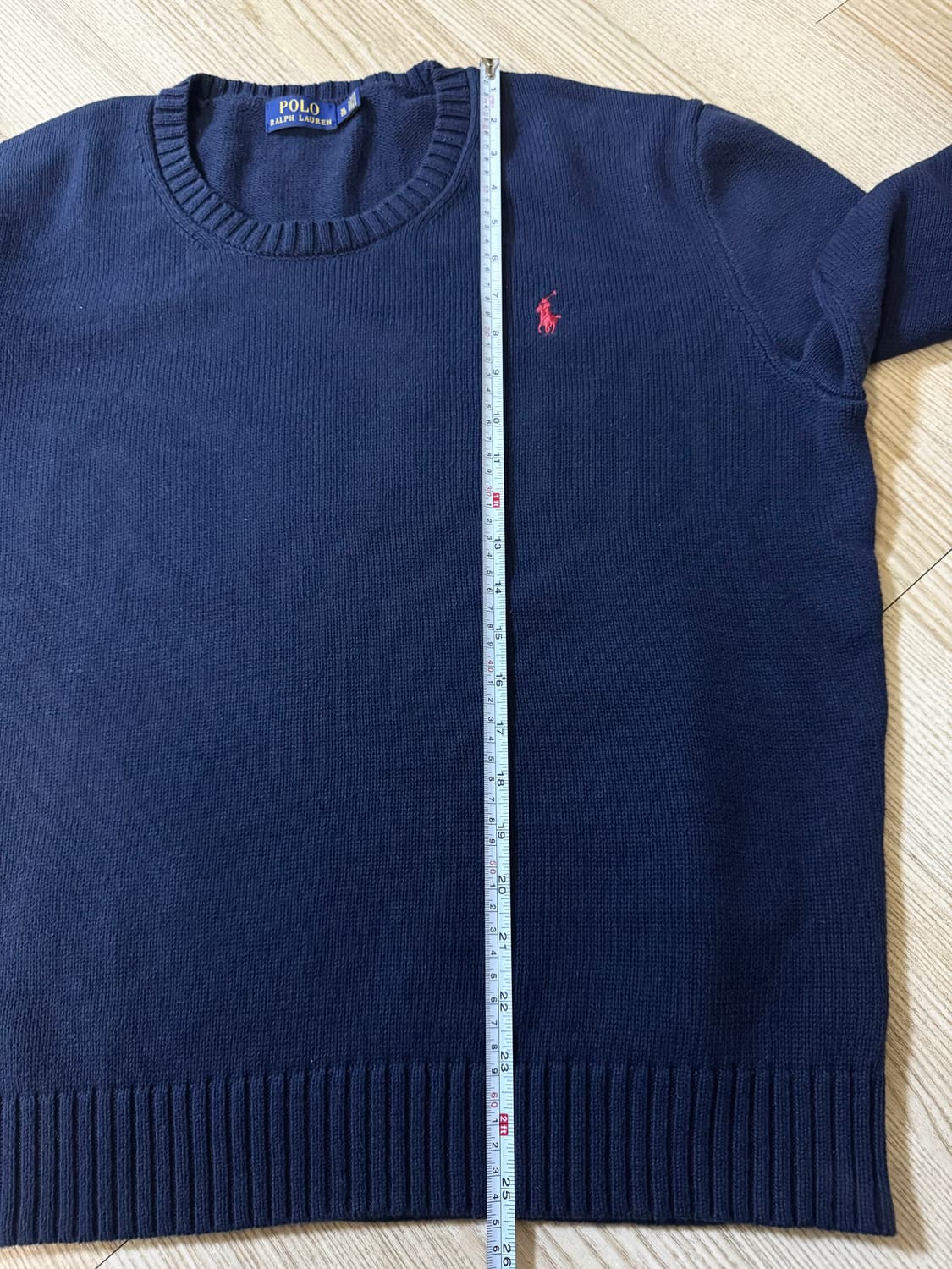 폴로 네이비 니트 XL 상품이미지8