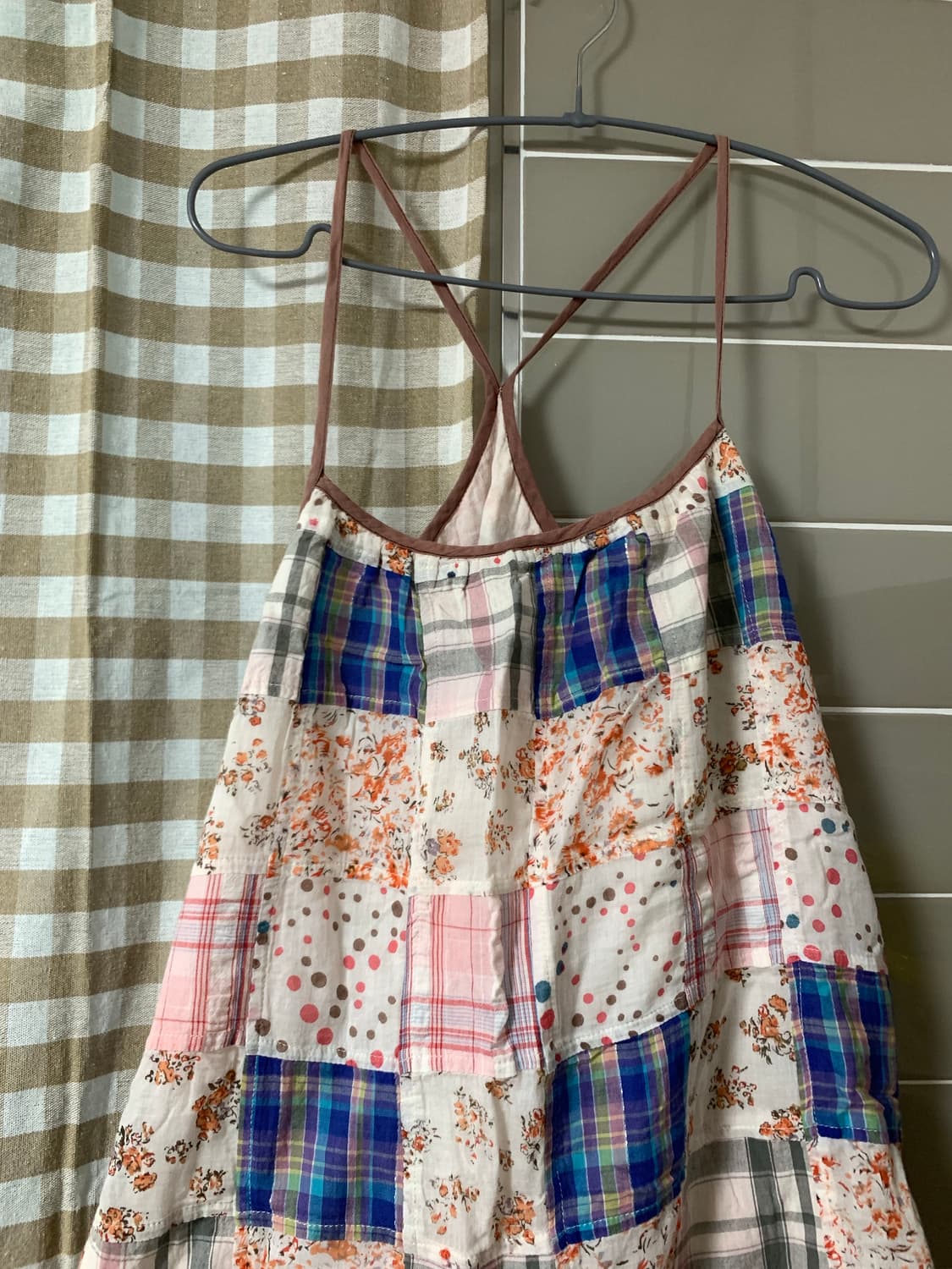 빈티지 패치워크 원피스 하구미 상품이미지3