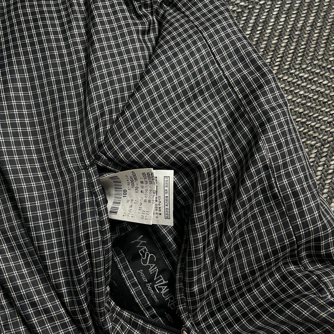 00s YSL 아카이브 입생로랑 리버시블 구스다운 베스트 y 4907 상품이미지5