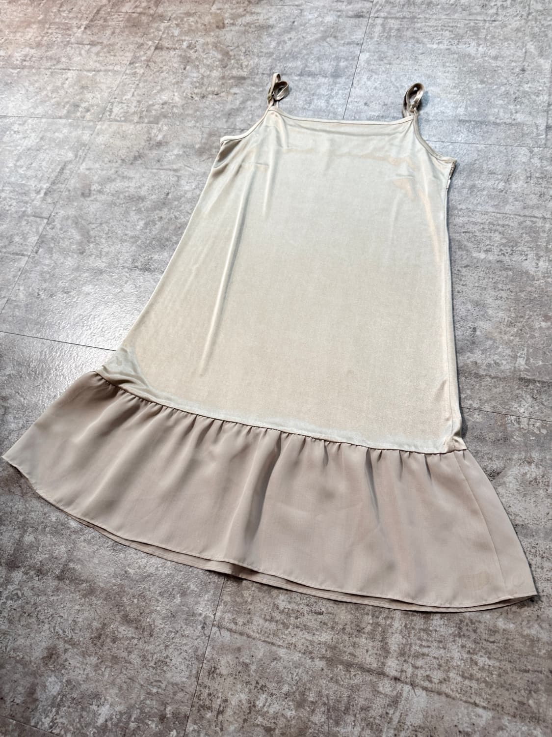 타이 넥 플라워 레이스 원피스 2pcs SET 상품이미지10