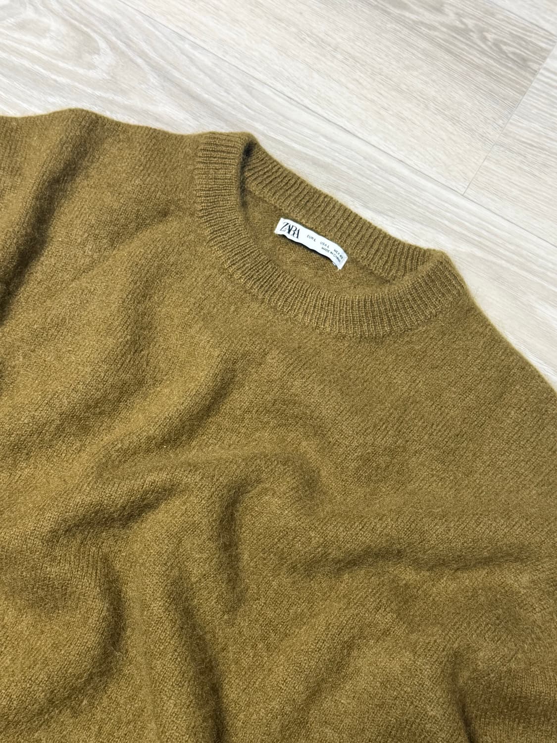 [새상품] 자라 캐시미어97% (울3%) 니트 상품이미지1