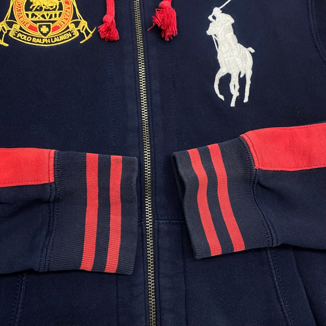 폴로 빅포니 후드집업 XS실측S 상품이미지4