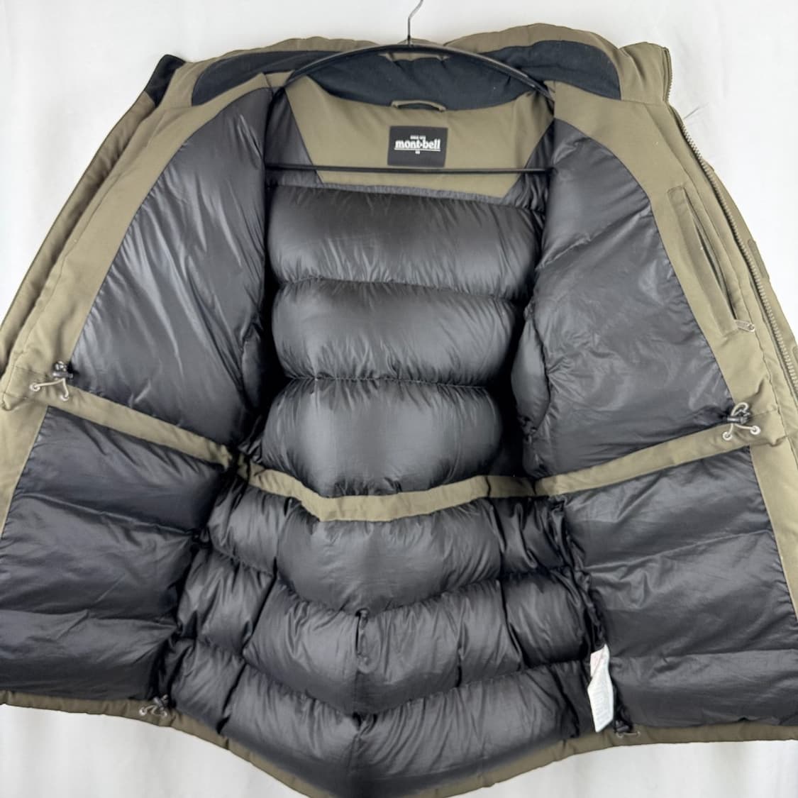 (95) 몽벨 라쿤 퍼 구스다운 사파리 숏 패딩 카키 상품이미지6