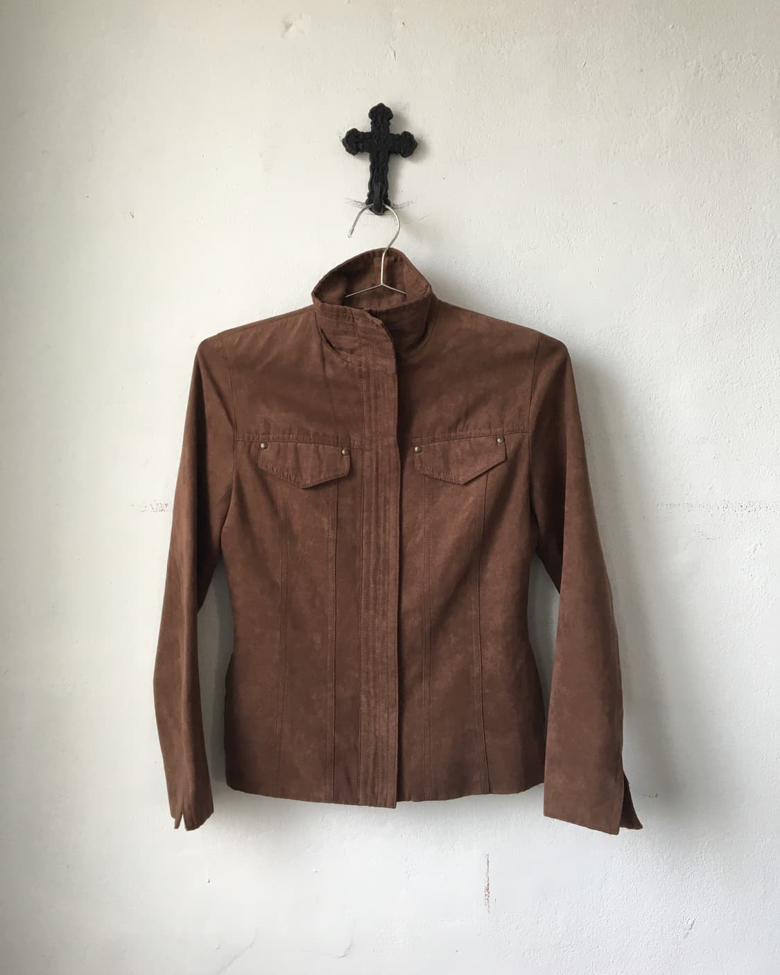 Line detail high neck jacket 상품이미지2
