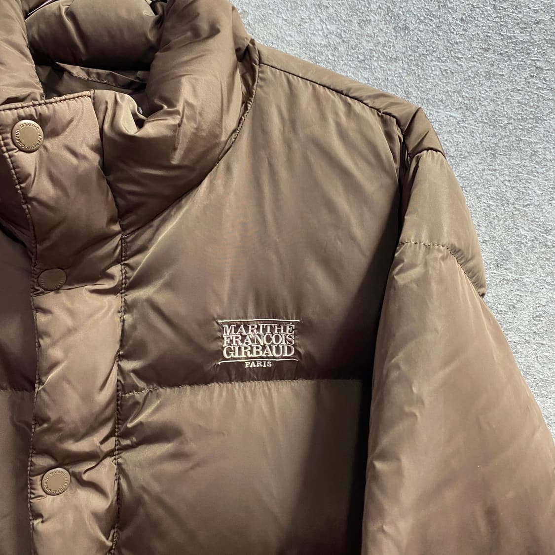 마리떼 프랑소와 저버 스몰로고 클래식 브라운 덕 다운 패딩 B3966  상품이미지3