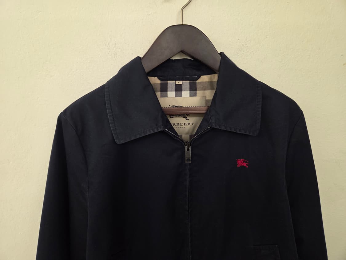 버버리 네이비 블루종 자켓 L사이즈 상품이미지2