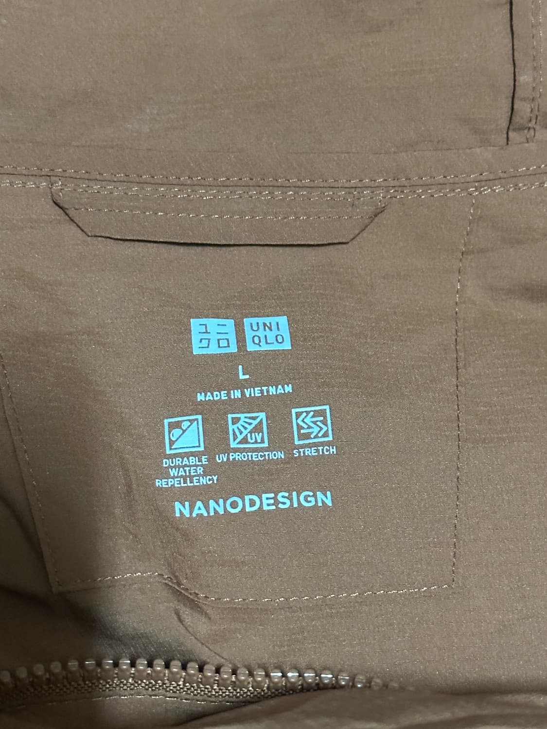 [L] 유니클로 포켓터블 UV PROTECTION 파카 바람막이 자켓 상품이미지3