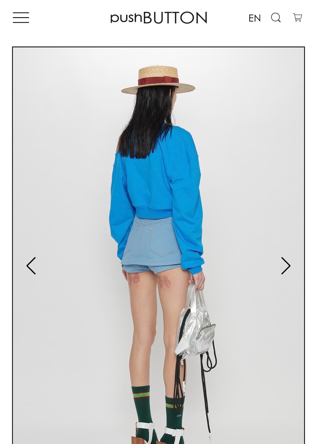 <Pushbutton> SS23 BLUE SWEATSHIRT 상품이미지3