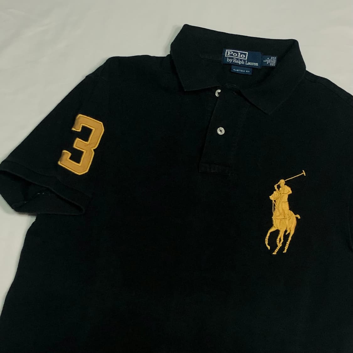 폴로 랄프로렌 황금 빅포니 블랙 카라티 상품이미지1