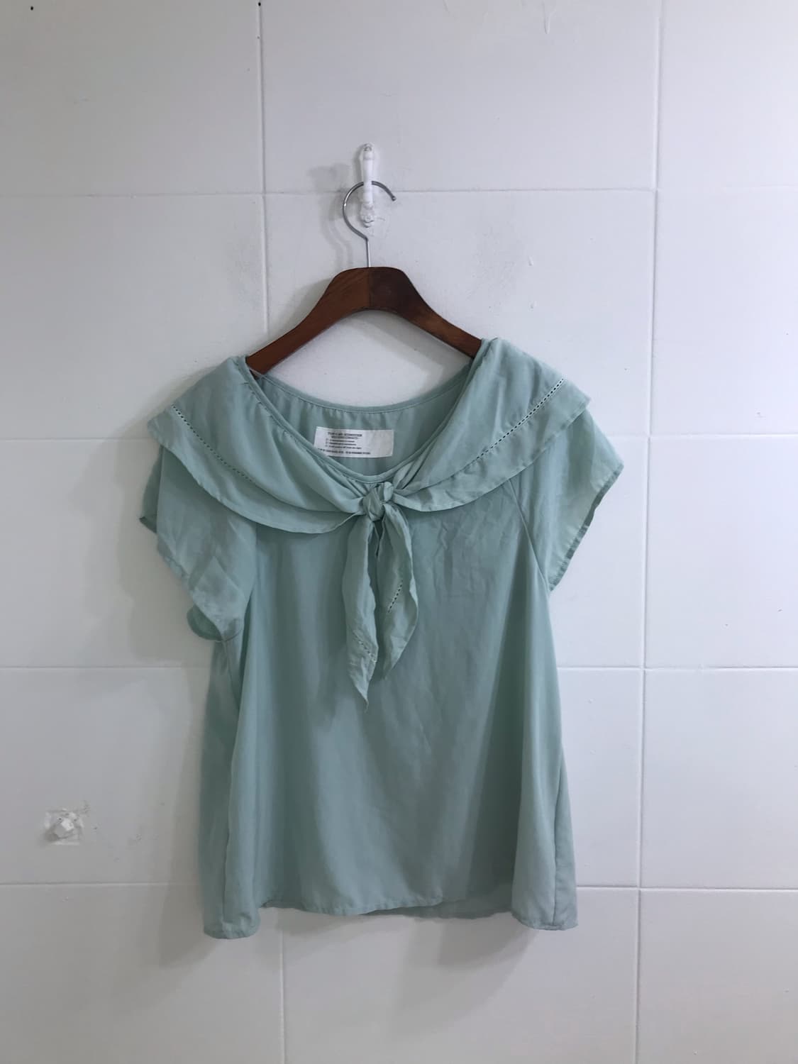 민트 베이지 바람막이 도트 하구미 모리걸 원피스 코디세트 상품이미지6