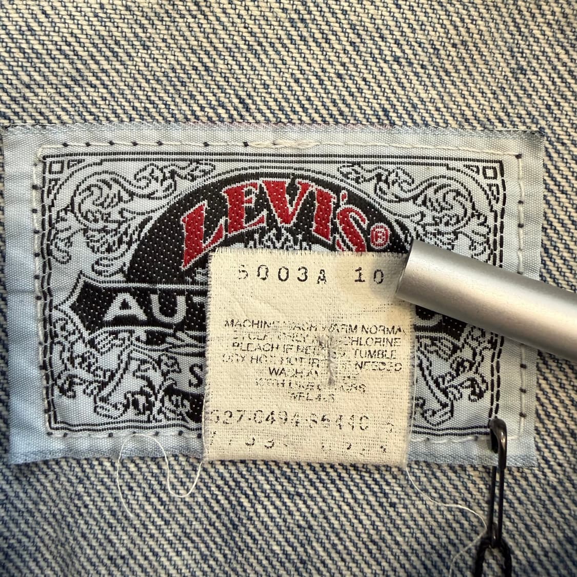 90s 리바이스 데님 트러커 숏 자켓 상품이미지4