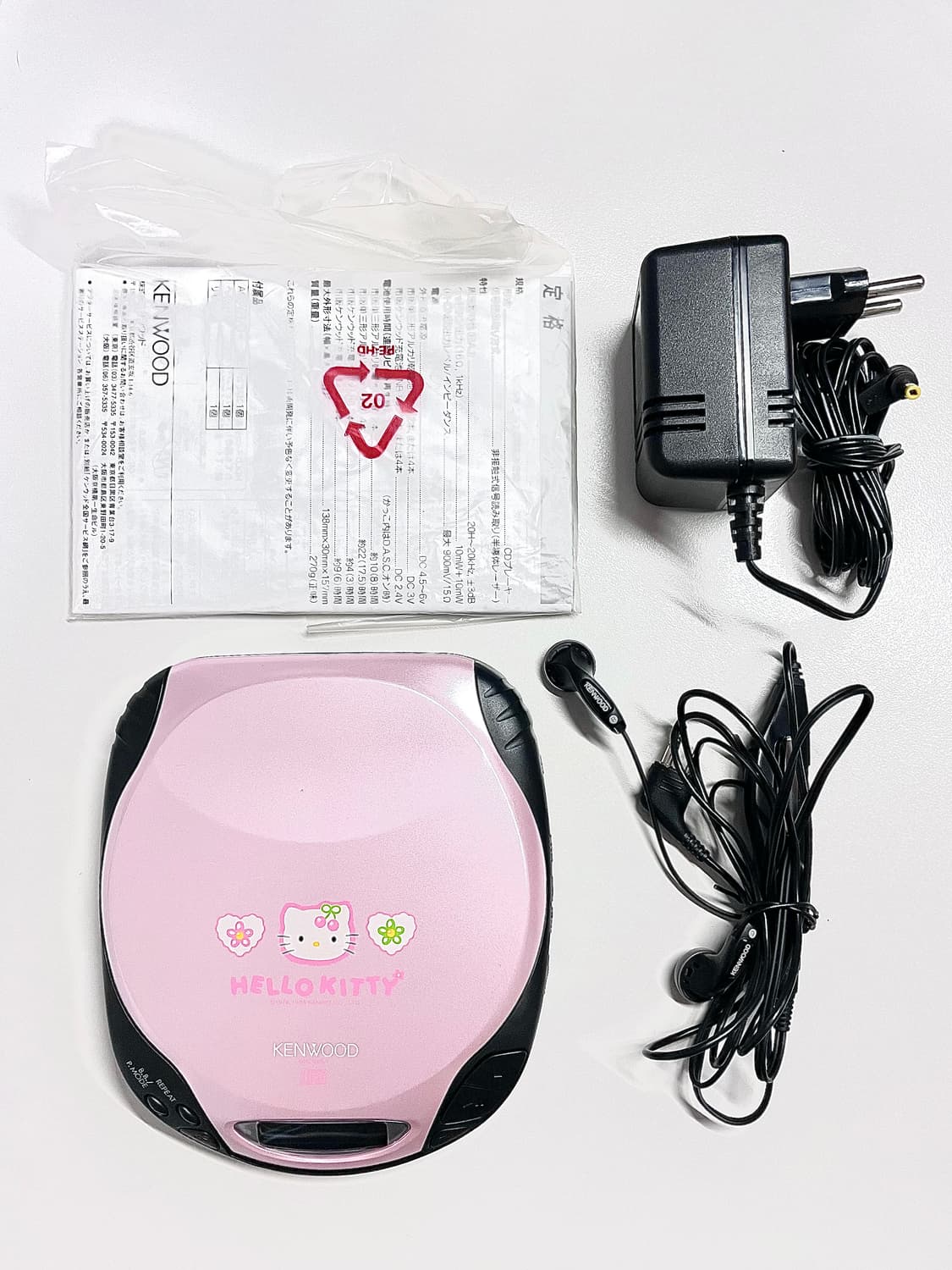 [미사용풀박스] KENWOOD 켄우드 키티 CD 플레이어 상품이미지6