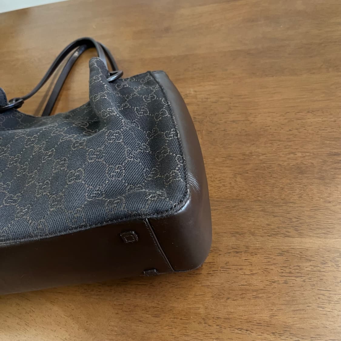 구찌 자카드 캔버스/레더 토트백 상품이미지8