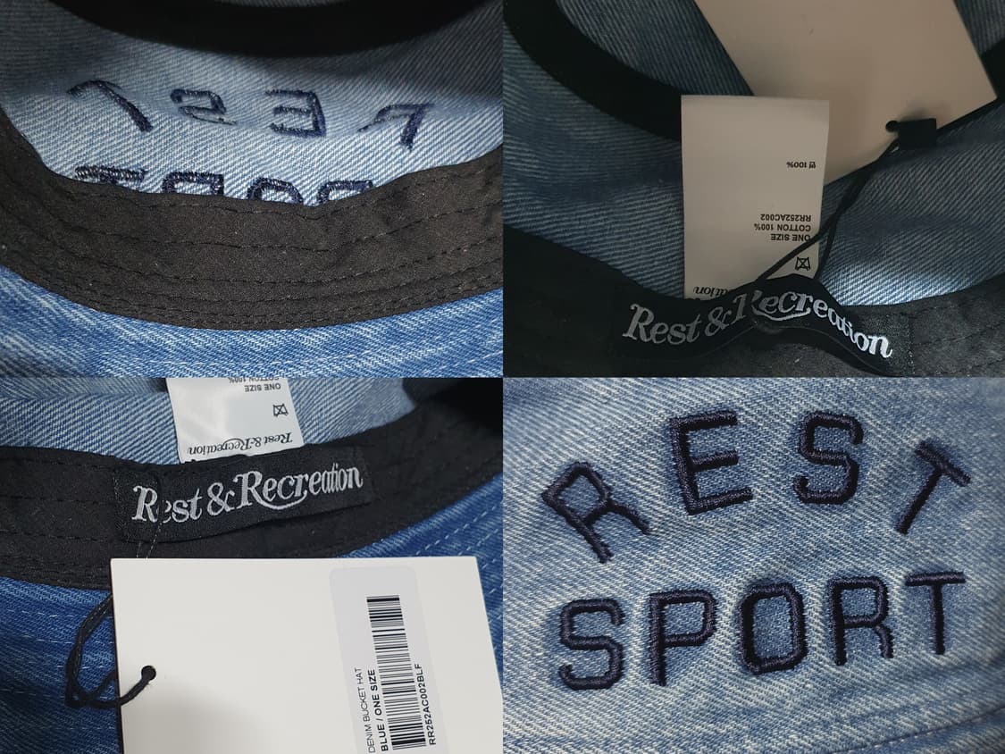 블루 진청 레스트앤레크레이션 벙거지 어부 데님 모자 상품이미지8