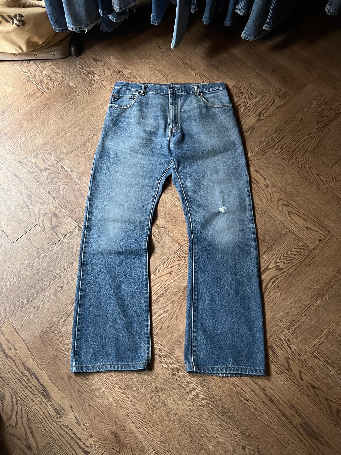 [36]리바이스 517 빈티지 워싱 플레어핏 데님 팬츠 상품이미지2