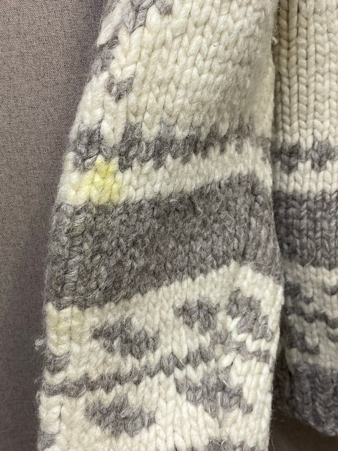 빈티지 코위찬 니트 집업 상품이미지2