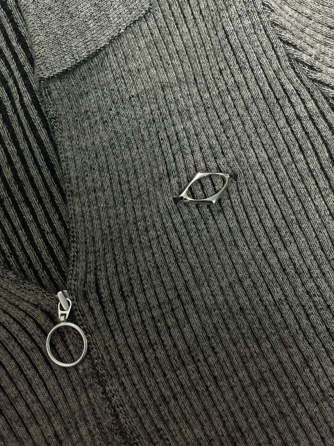 미스치프 니트 집업 S 상품이미지2