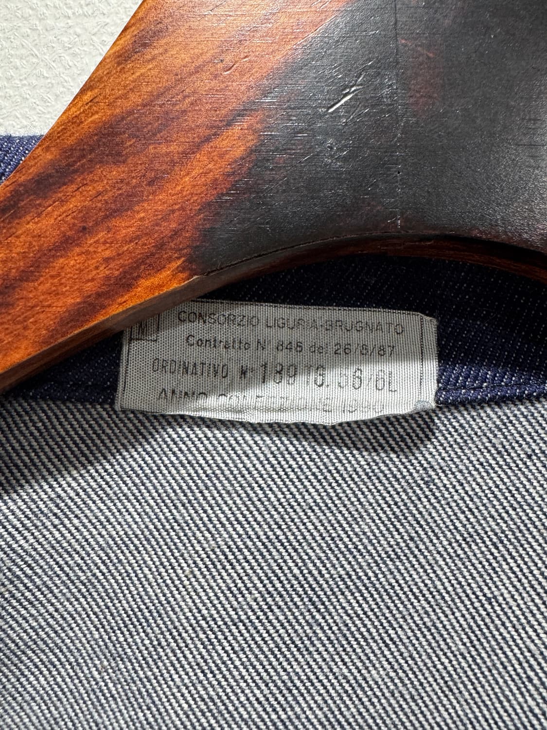 1987 이탈리아군 데님 워크 자켓 상품이미지8