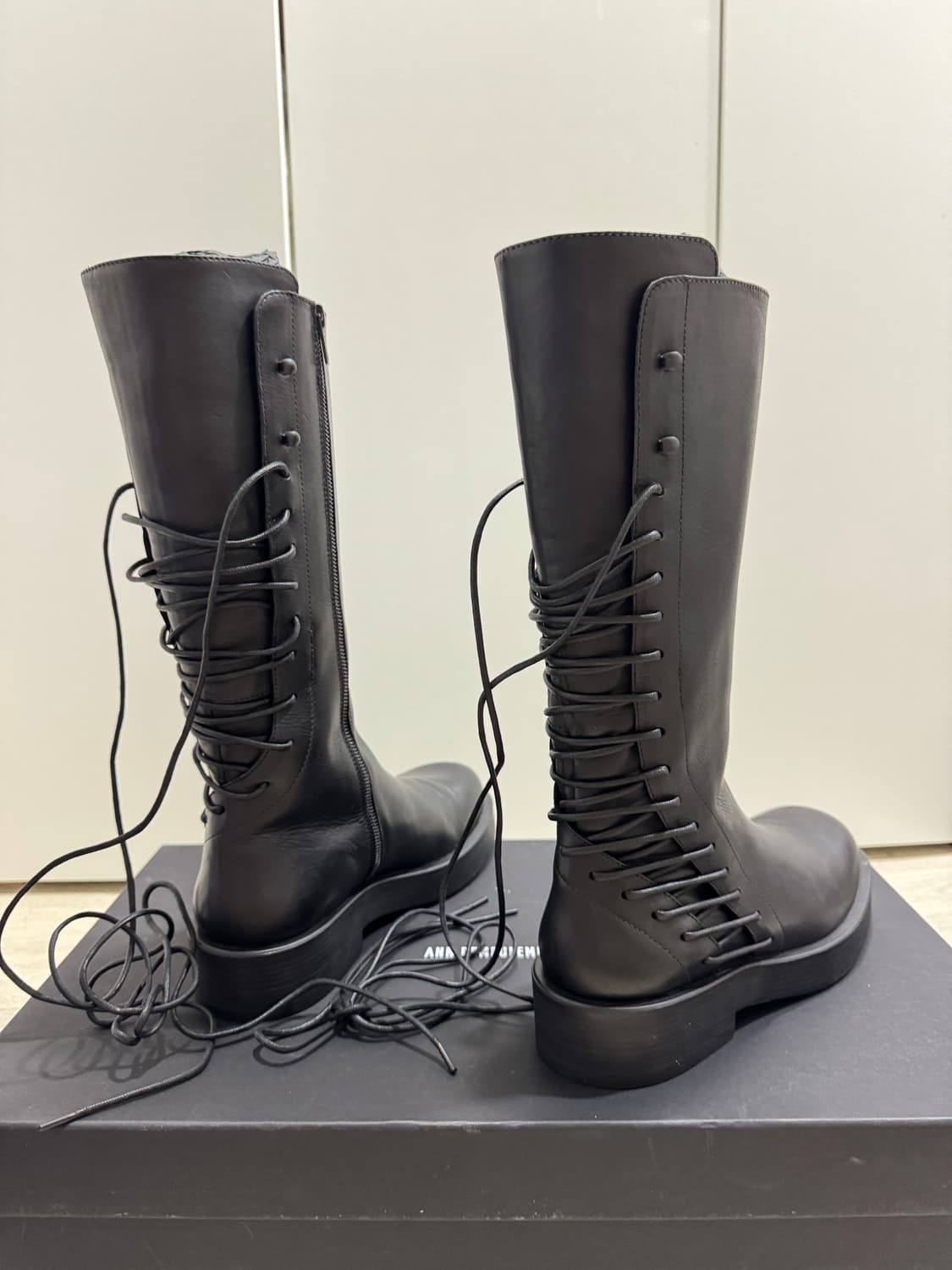 앤드뮐미스터 백레이스 부츠 40사이즈 MICK BOOTS 상품이미지2