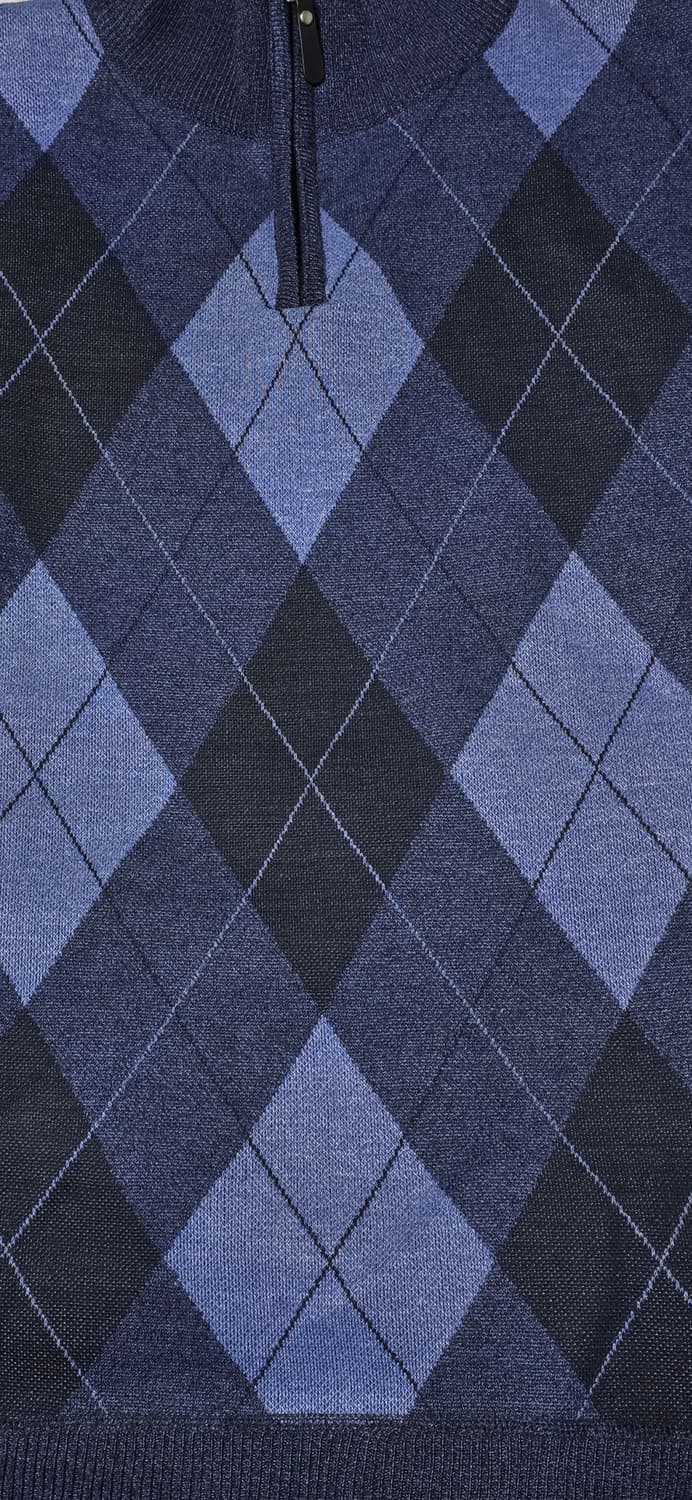 BFL 남성 아가일 반집업 니트 95 상품이미지5