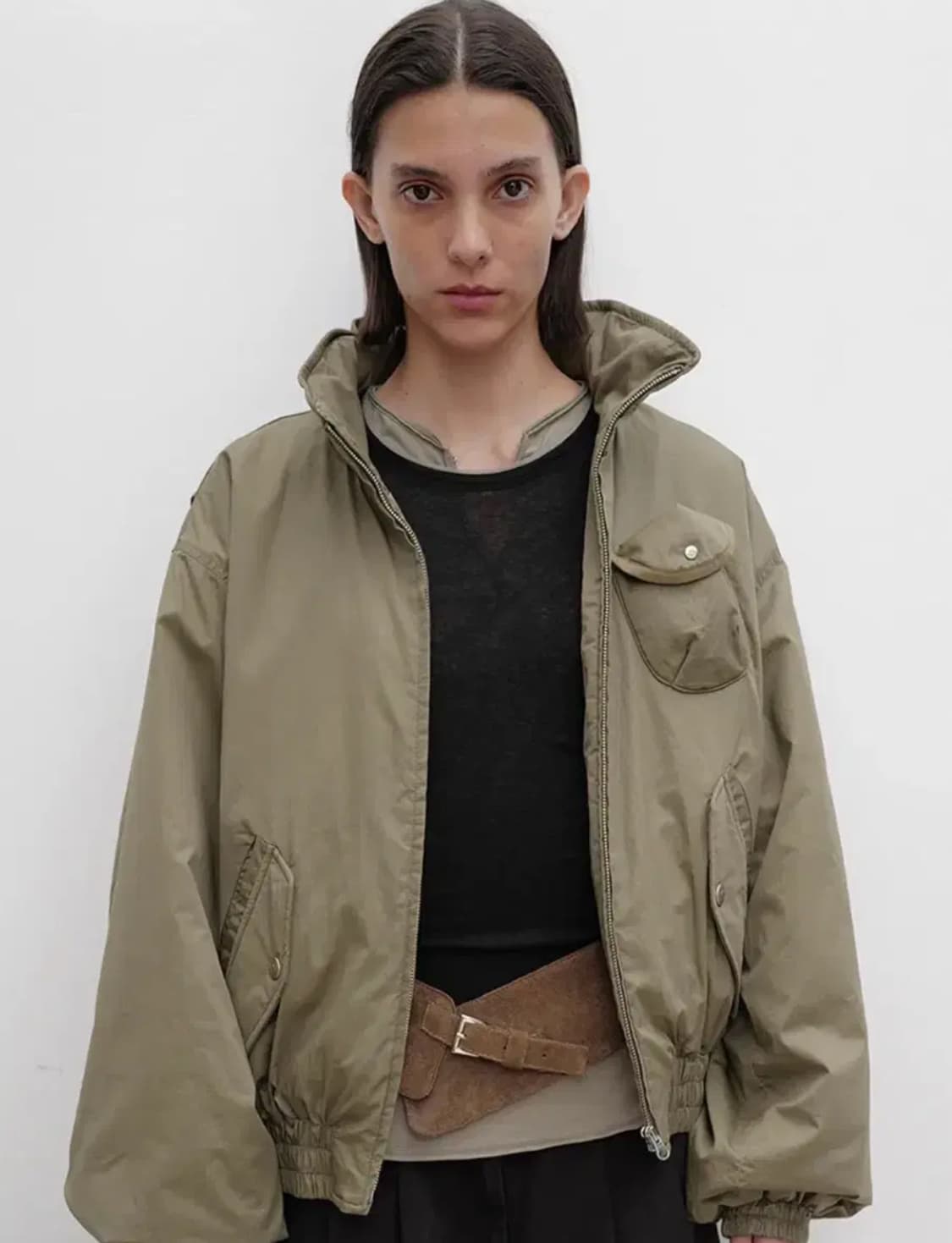 구매합니다 오픈와이와이 코튼 카고 봄버 자켓 M 상품이미지1